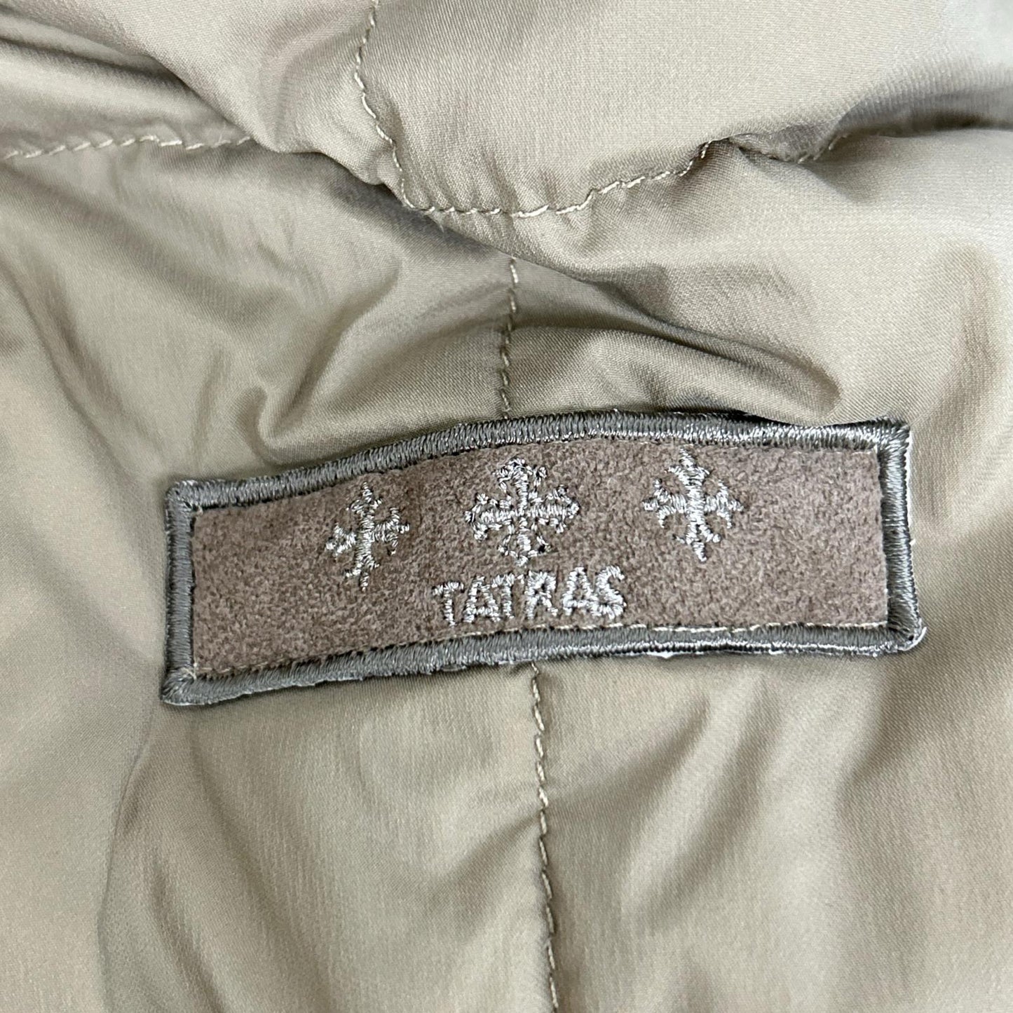 TATRAS GESSO Hooded Down Jacket Beige Size 04