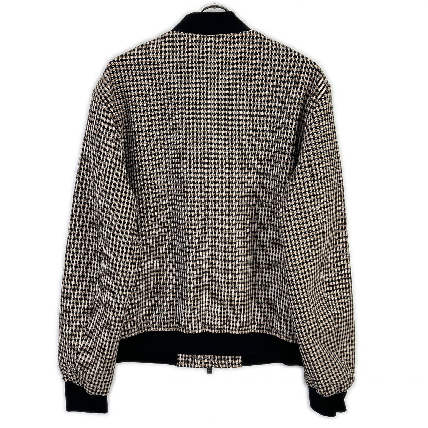 BOSS Gunclub Check Zip Blouson Jacket Brown Size 48