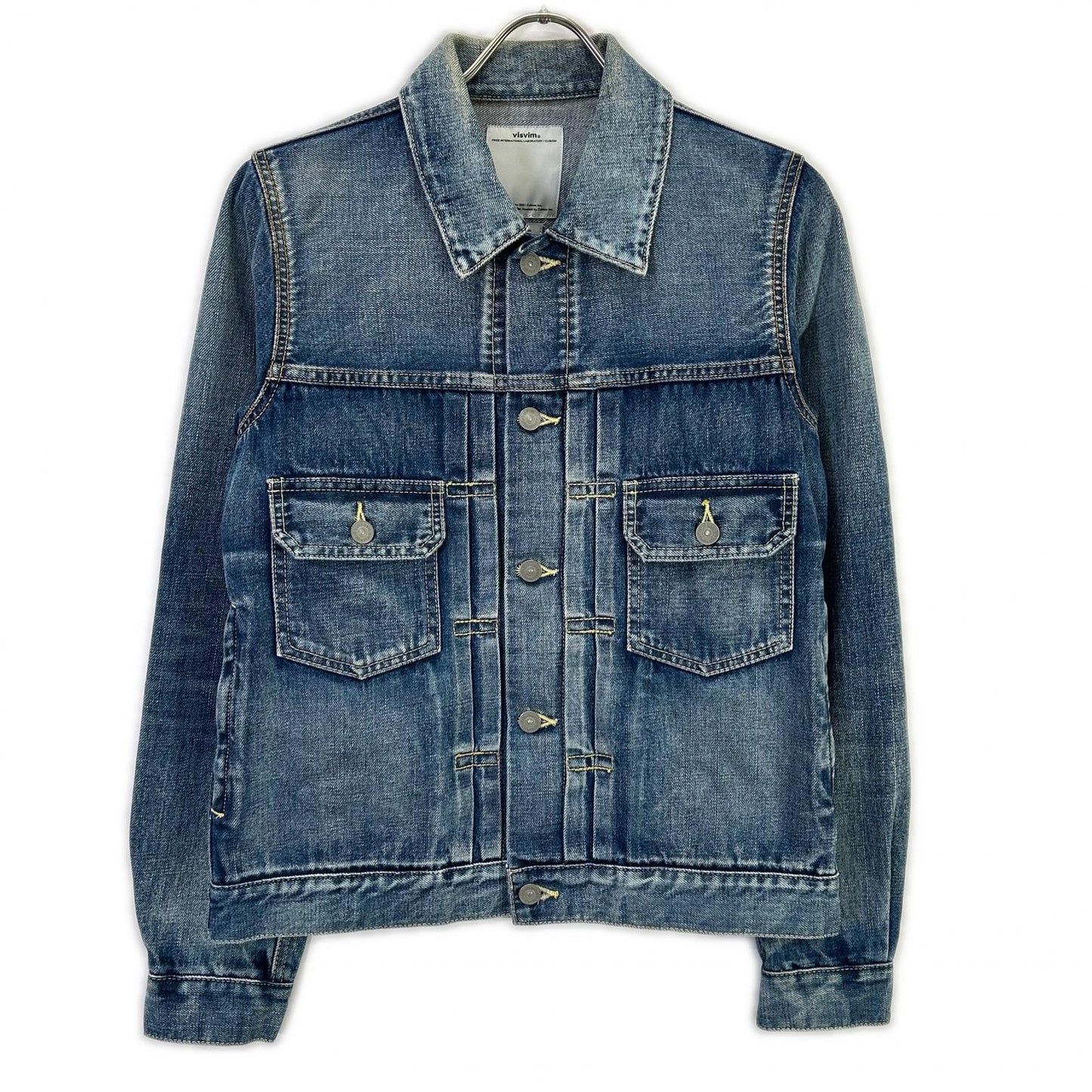VISVIM FW16 SS 101 Damaged Selvedge Jacket Indigo Size 1