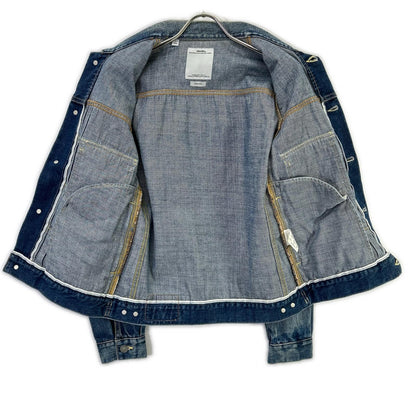 VISVIM FW16 SS 101 Damaged Selvedge Jacket Indigo Size 1