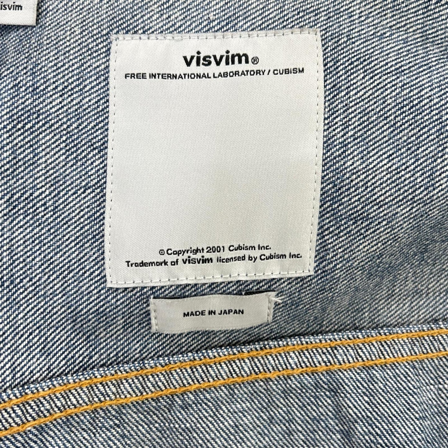 VISVIM FW16 SS 101 Damaged Selvedge Jacket Indigo Size 1