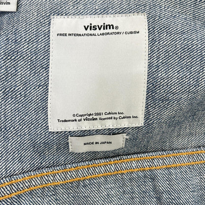 VISVIM FW16 SS 101 Damaged Selvedge Jacket Indigo Size 1