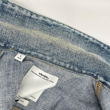 VISVIM FW16 SS 101 Damaged Selvedge Jacket Indigo Size 1