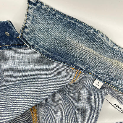 VISVIM FW16 SS 101 Damaged Selvedge Jacket Indigo Size 1