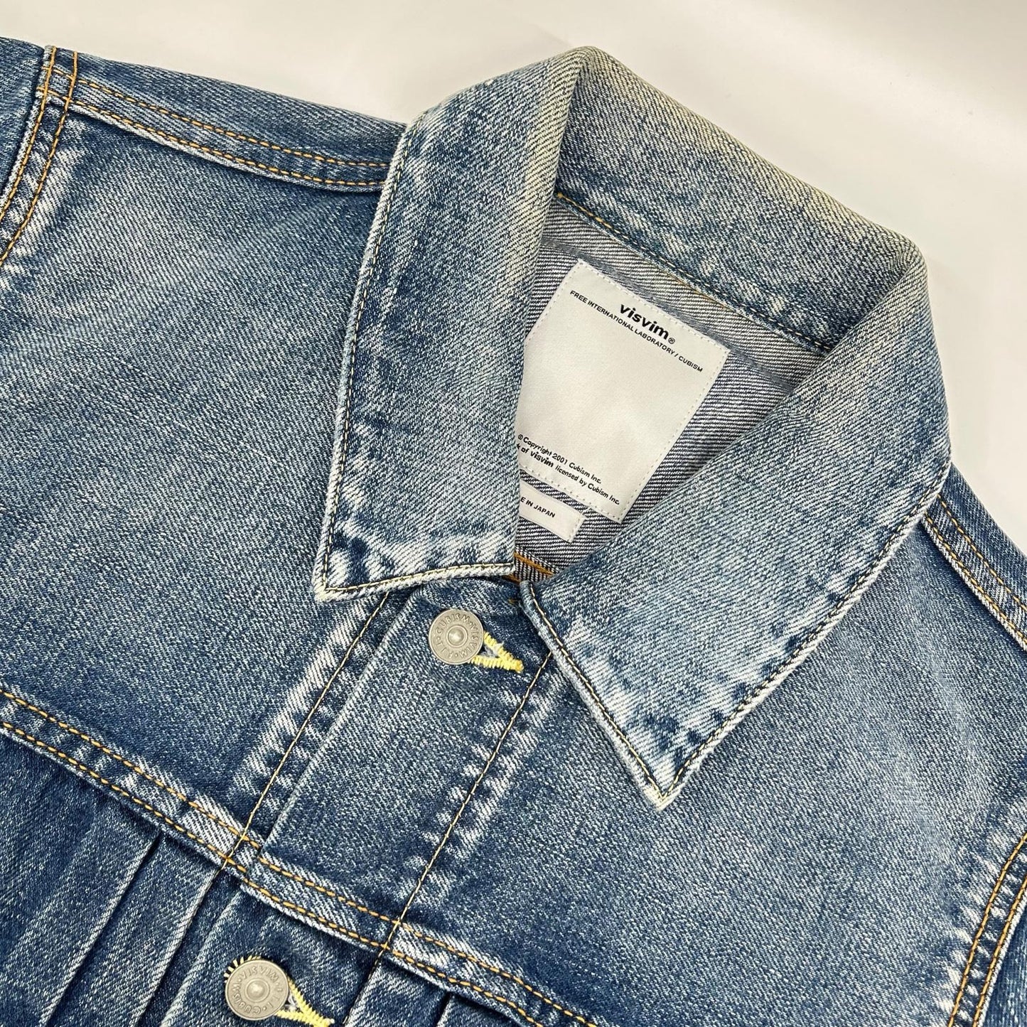 VISVIM FW16 SS 101 Damaged Selvedge Jacket Indigo Size 1