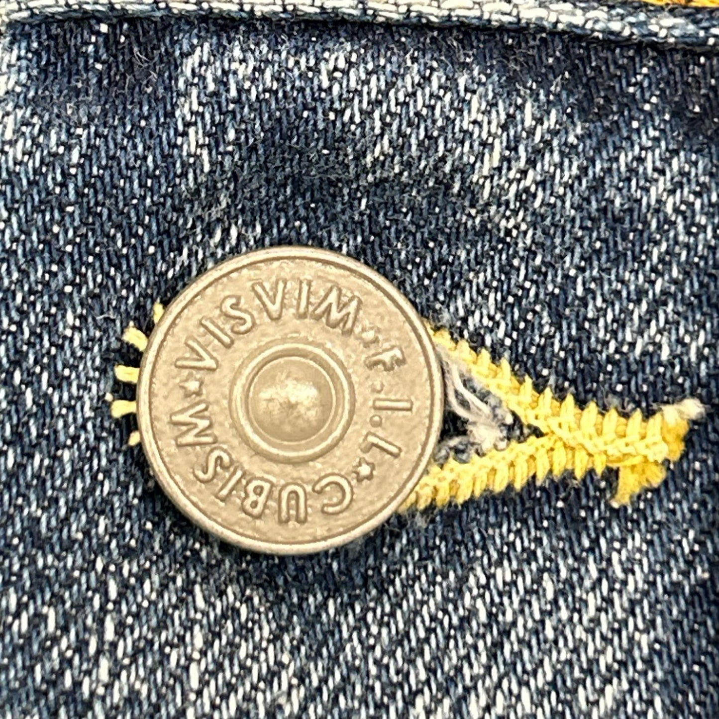 VISVIM FW16 SS 101 Damaged Selvedge Jacket Indigo Size 1