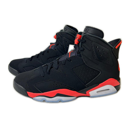 NIKE Air Jordan 6 Retro Infrared Black Crimson Sneakers Size 26.5