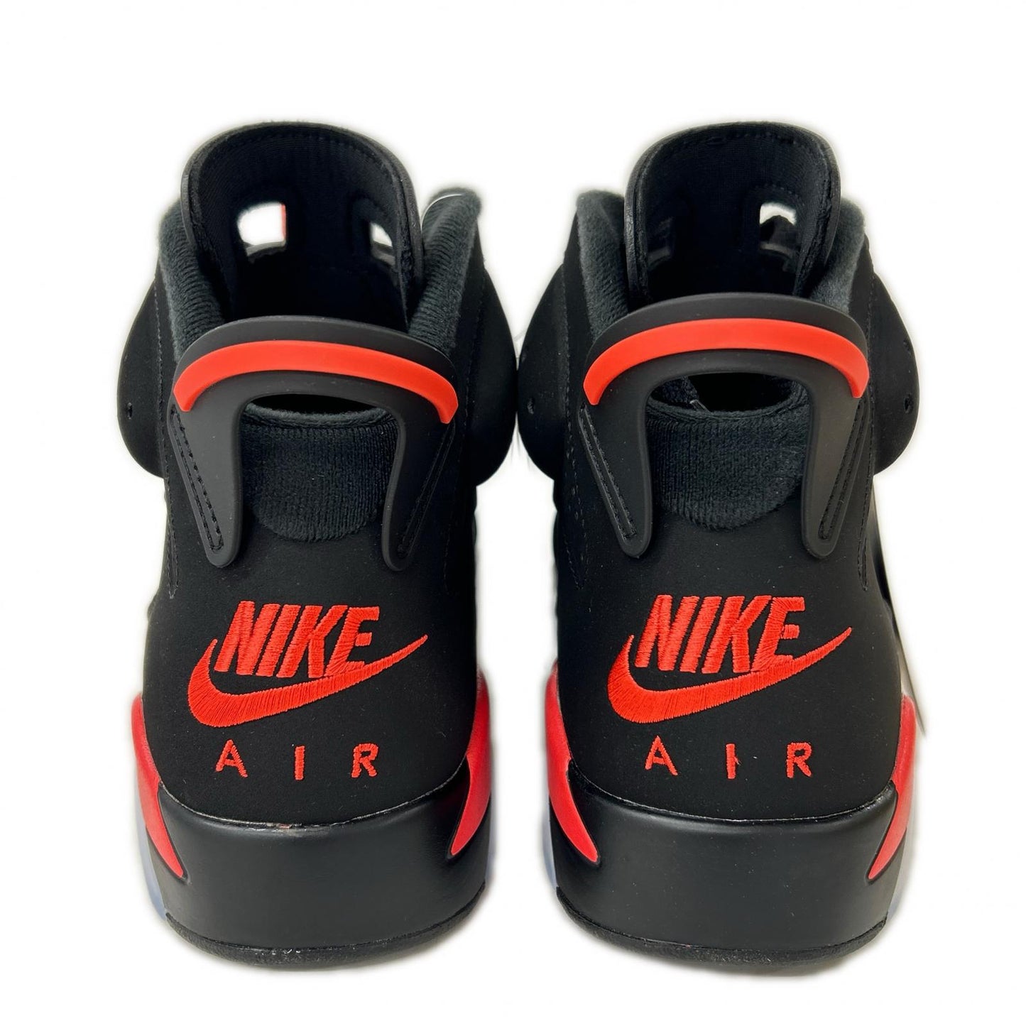 NIKE Air Jordan 6 Retro Infrared Black Crimson Sneakers Size 26.5
