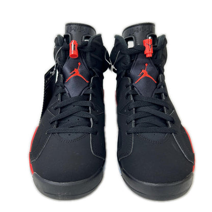 NIKE Air Jordan 6 Retro Infrared Black Crimson Sneakers Size 26.5