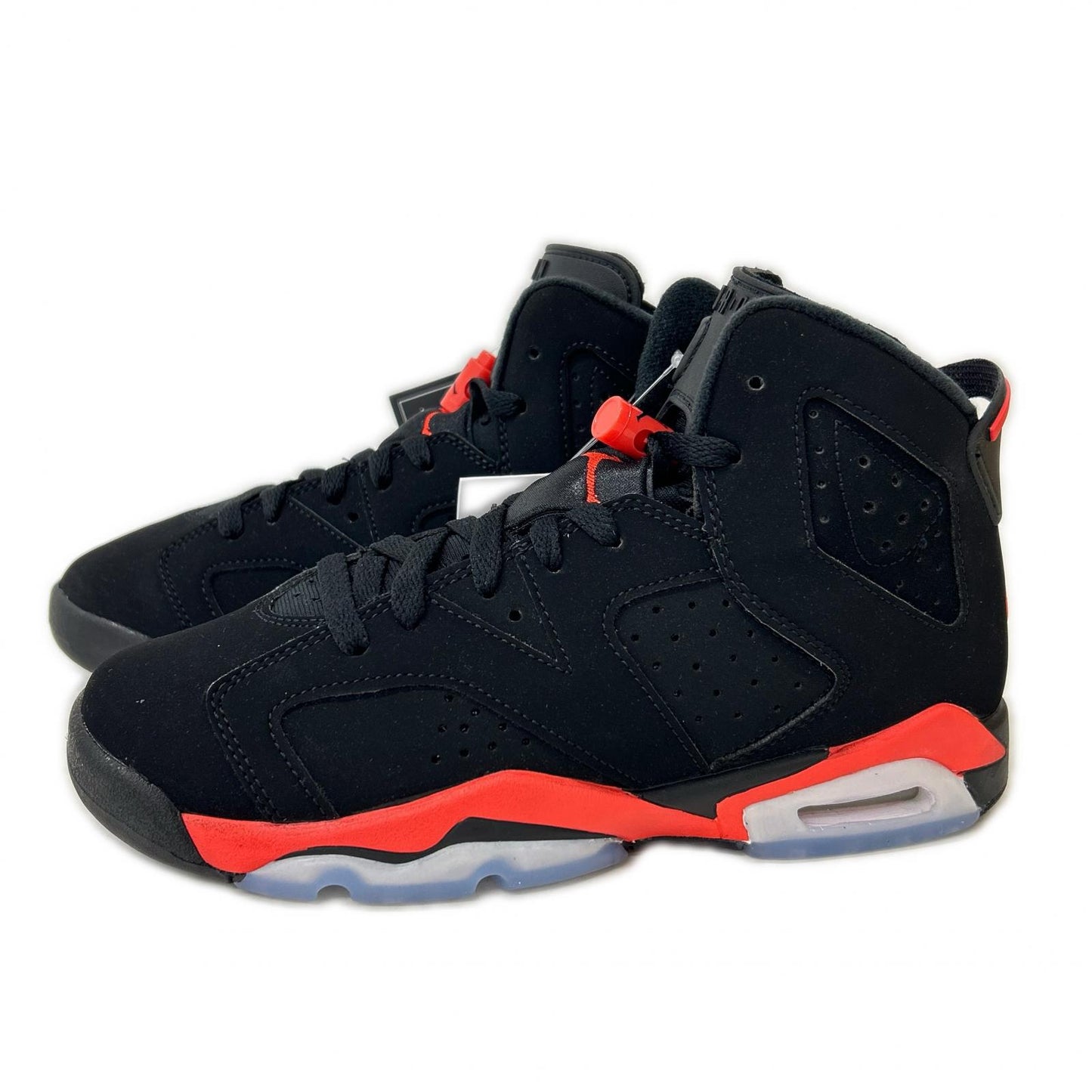 NIKE Air Jordan 6 Retro Infrared Black Crimson Sneakers Size 24