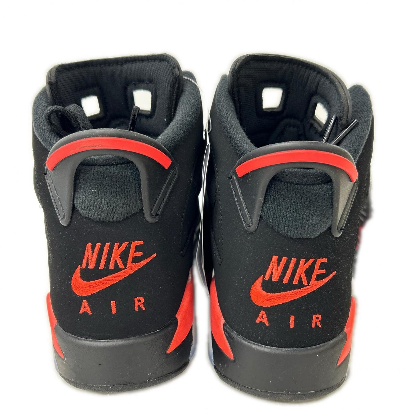 NIKE Air Jordan 6 Retro Infrared Black Crimson Sneakers Size 24