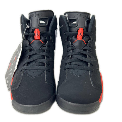 NIKE Air Jordan 6 Retro Infrared Black Crimson Sneakers Size 24