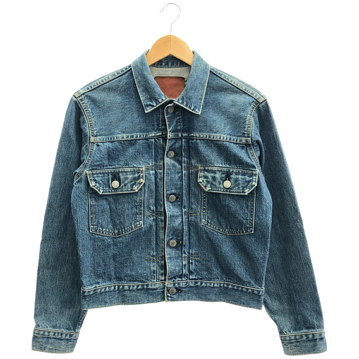 LEVI'S 90s 71507XX 2nd Repro Big E Denim Jacket Size 36