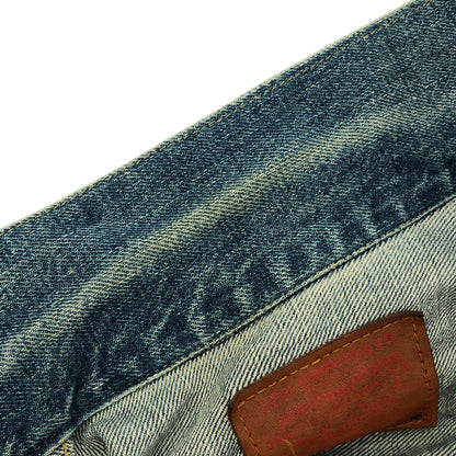 LEVI'S 90s 71507XX 2nd Repro Big E Denim Jacket Size 36