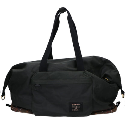 Barbour Field Waxed Boston Bag Green Size ONE SIZE