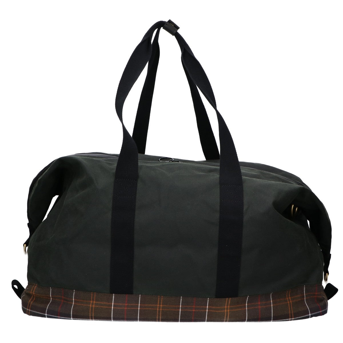 Barbour Field Waxed Boston Bag Green Size ONE SIZE