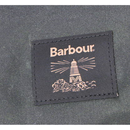 Barbour Field Waxed Boston Bag Green Size ONE SIZE