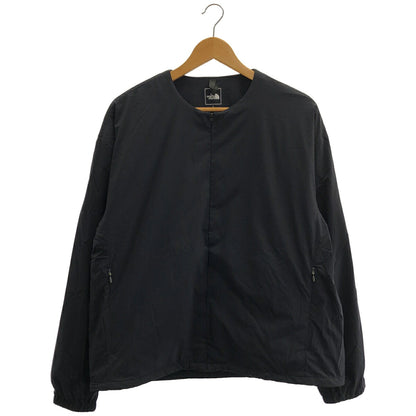 THE NORTH FACE Black Nylon Zip Cardigan Sweater Size L