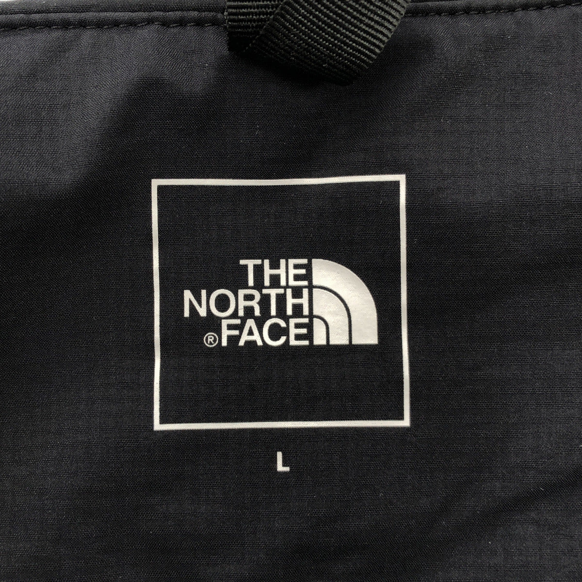 THE NORTH FACE Black Nylon Zip Cardigan Sweater Size L