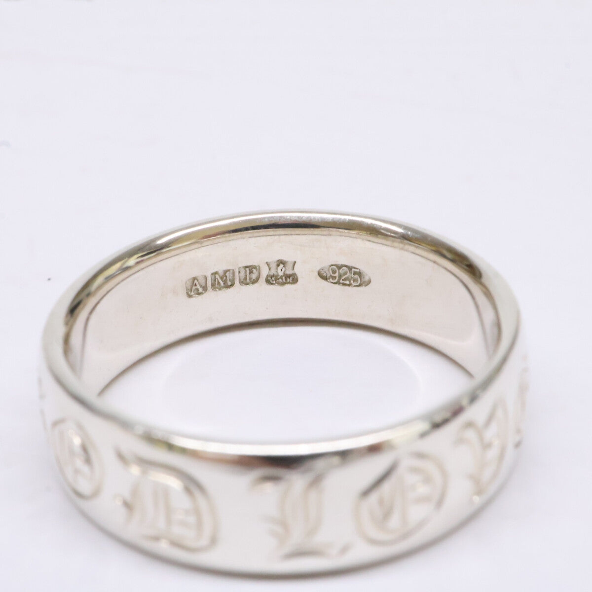 amp japan 925 Silver GOD LOVE Engraved Ring Size JP 16