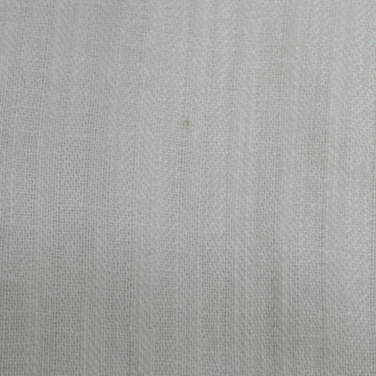 LARDINI White Cotton Shadow Stripe Lapel Jacket Size 48