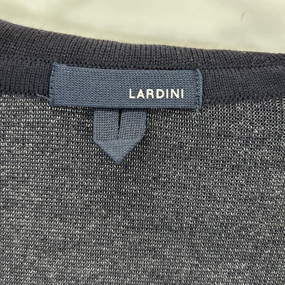 LARDINI Black Wool Boutonniere Milano Knit Jacket Size XS