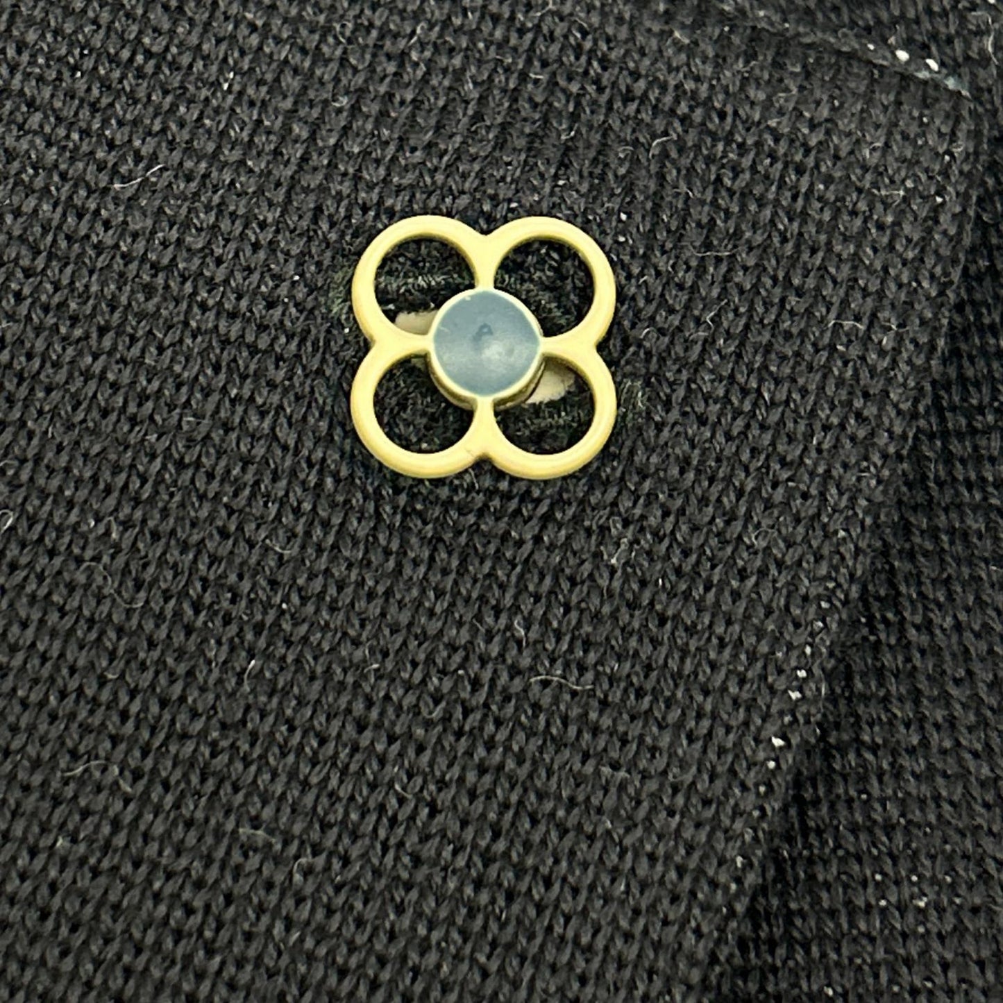 LARDINI Black Wool Boutonniere Milano Knit Jacket Size XS