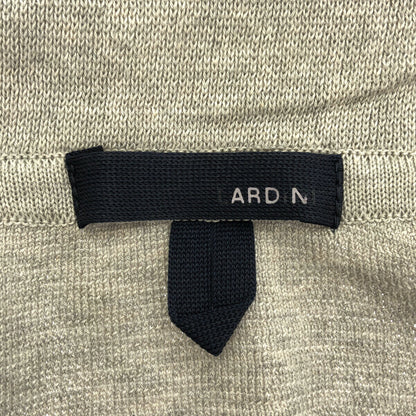 LARDINI Gray Cotton Boutonniere Milano Knit Jacket Size XS