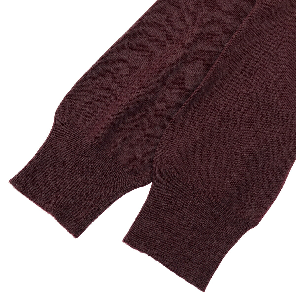 GRAN SASSO Bordeaux Wool Mock Neck Sweater Size 44
