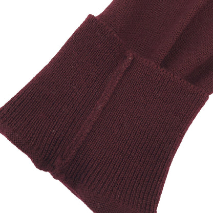 GRAN SASSO Bordeaux Wool Mock Neck Sweater Size 44