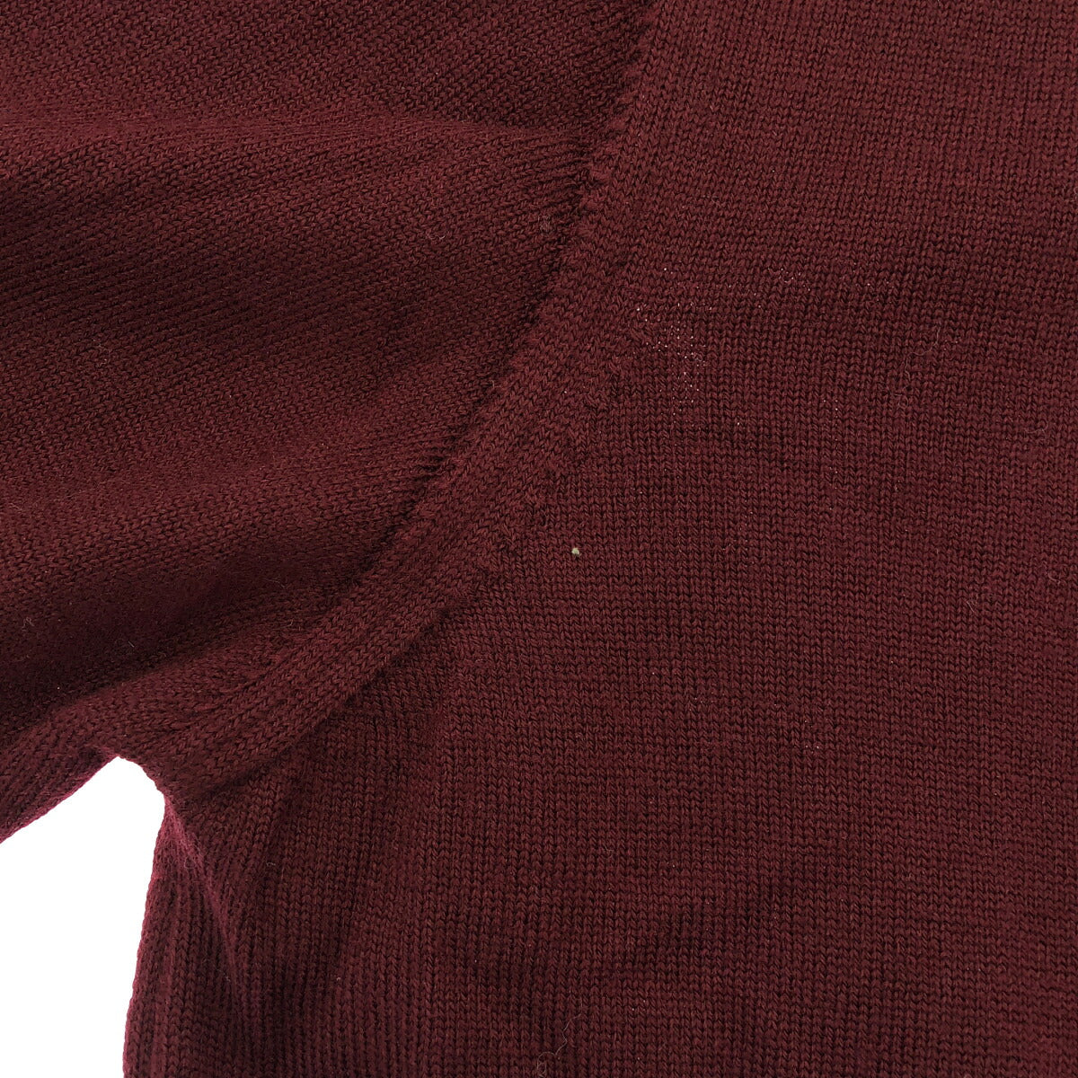 GRAN SASSO Bordeaux Wool Mock Neck Sweater Size 44
