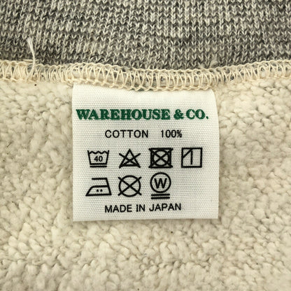 WAREHOUSE x BEAMS PLUS Gray Cotton Hoodie Size 38