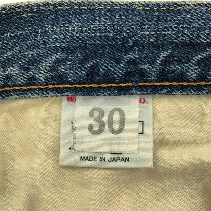 WAREHOUSE Lot.1105 Indigo Used Wash Tapered Jeans Size 30