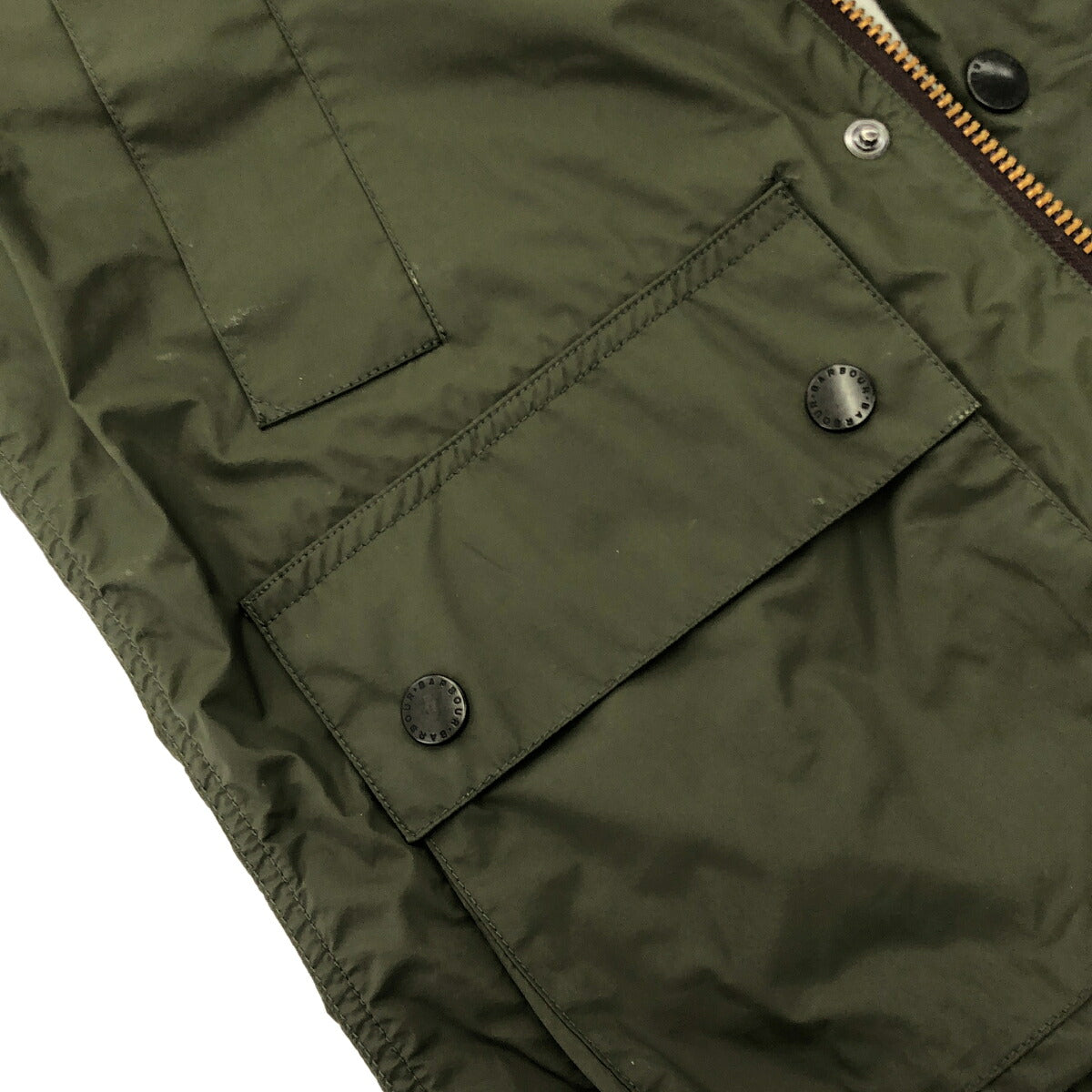 Barbour BEAMS PLUS Exclusive Khaki Nylon Jacket Size S