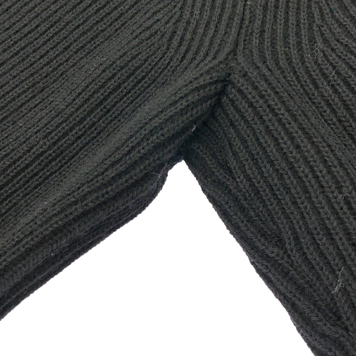 BATONER Black Hard Twist Wool Crew Neck Sweater Size 1