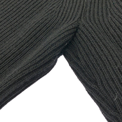 BATONER Black Hard Twist Wool Crew Neck Sweater Size 1