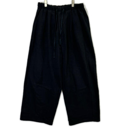ANCELLM 26SS Black 2-Tuck Cotton Sweatpants Size 1