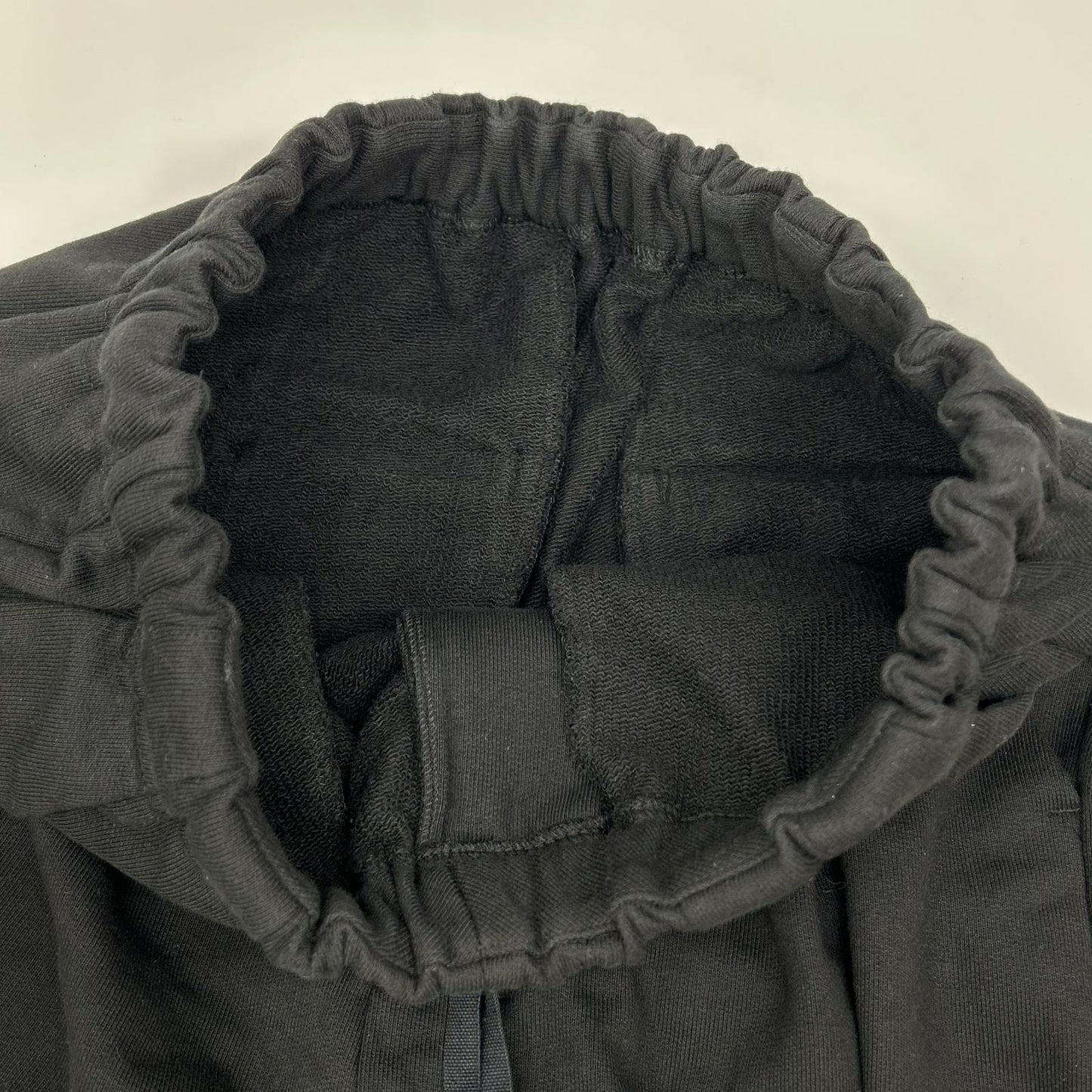 ANCELLM 26SS Black 2-Tuck Cotton Sweatpants Size 1