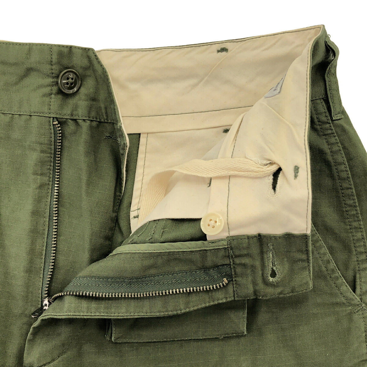 Engineered Garments Khaki Cotton Ripstop Cargo Pants Size XS