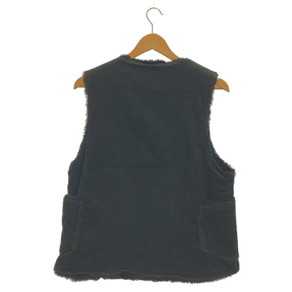 Engineered Garments Black Corduroy Boa Over Vest Size S