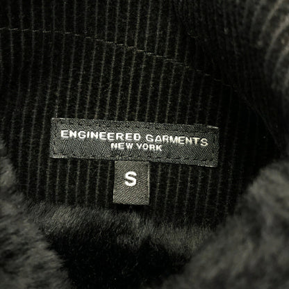 Engineered Garments Black Corduroy Boa Over Vest Size S