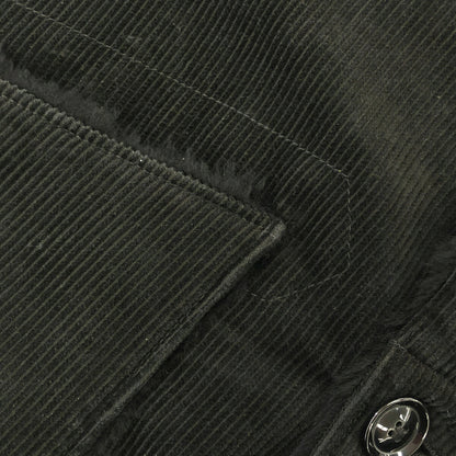 Engineered Garments Black Corduroy Boa Over Vest Size S