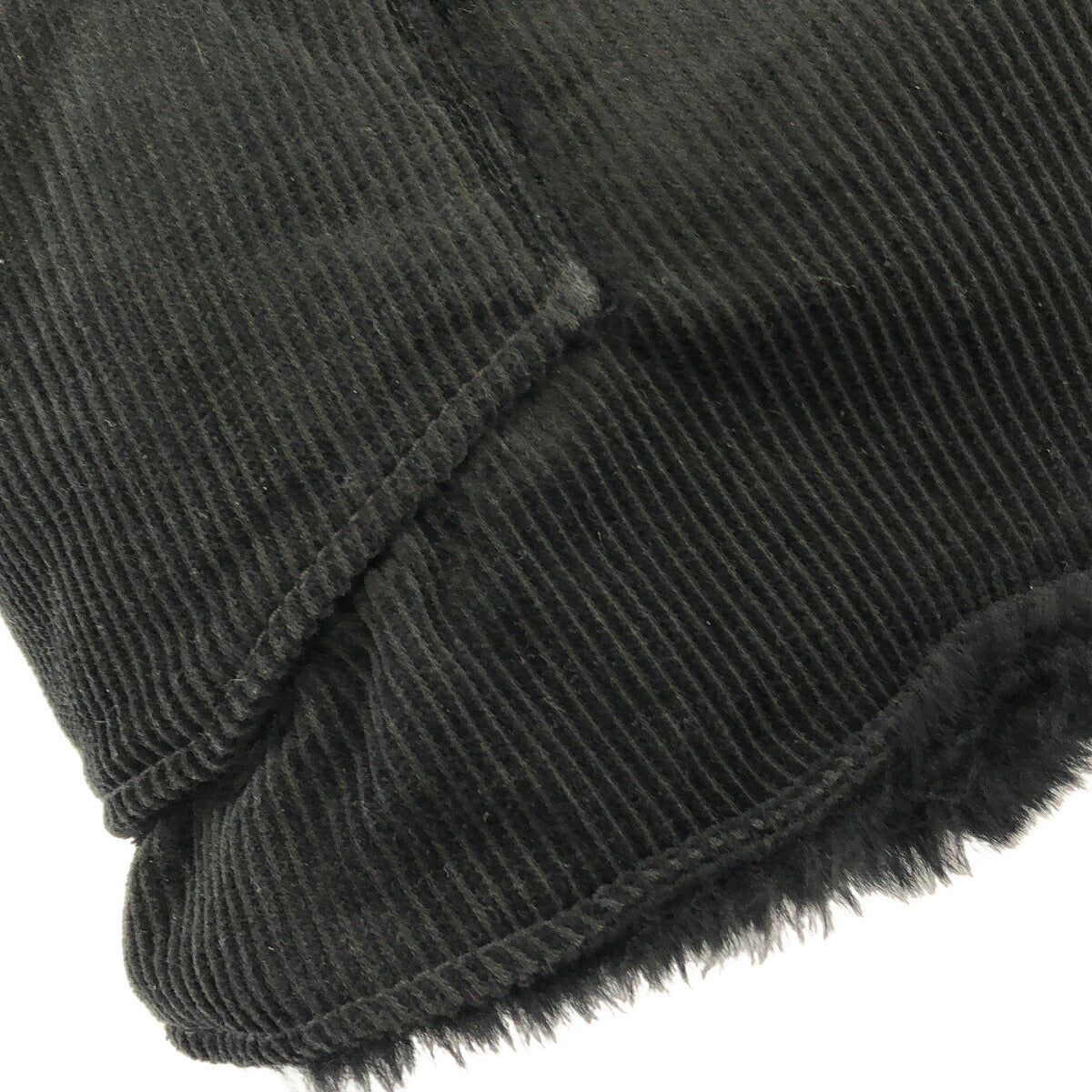 Engineered Garments Black Corduroy Boa Over Vest Size S