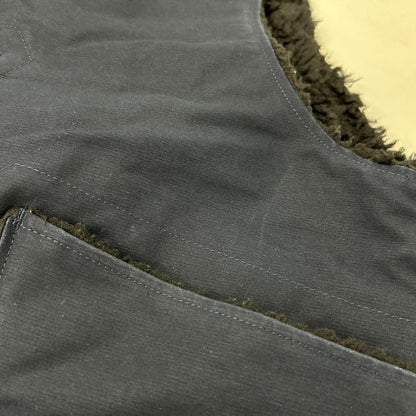 Engineered Garments Navy Cotton Boa Over Vest Size S