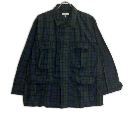 Engineered Garments Navy/Green Blackwatch BDU Jacket Size X