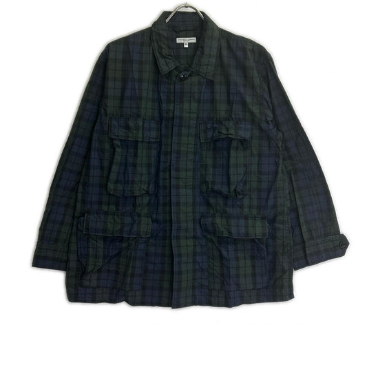 Engineered Garments Navy/Green Blackwatch BDU Jacket Size X