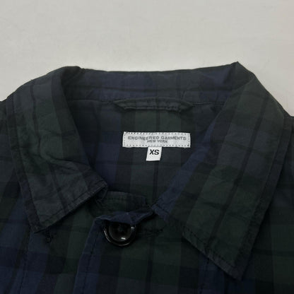 Engineered Garments Navy/Green Blackwatch BDU Jacket Size X
