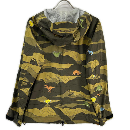 PEARLY GATES Brown Dinosaur Design Nylon Jacket Size 1