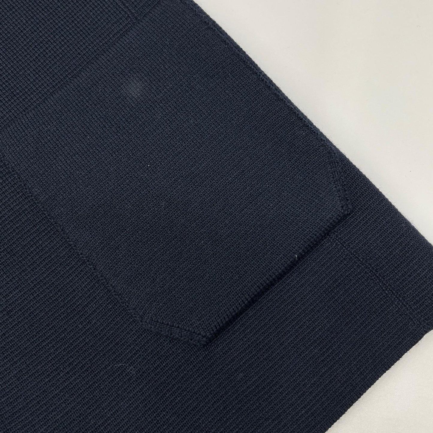 gotairiku Black Wool Milano Rib Knit Jacket Size L