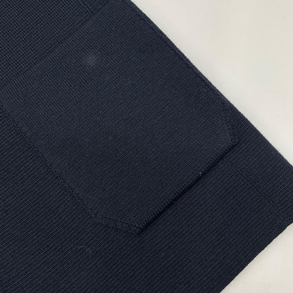 gotairiku Black Wool Milano Rib Knit Jacket Size L